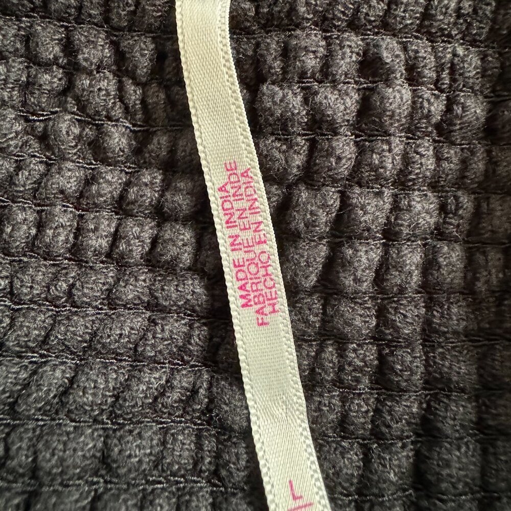 Free People -  Black Midi Dress with Front Tie - Picture 4 of 4